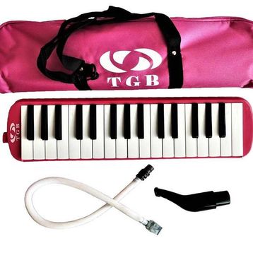 Tgb 32 Tuşlu Bez Çantalı Pembe Melodika