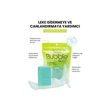 Thalia 140 gr Leke Gidermeye Canlandırmaya Yardımcı Niacinamide ve Yeşil Çay Özlü Lifli Sabun
