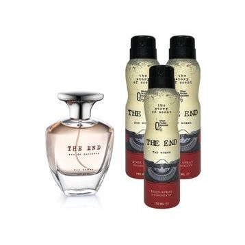 The End 100 ml Kadın Parfüm ve 3x150 ml Deodorant