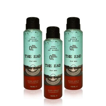 The End 3x150 ml Erkek Deodorant