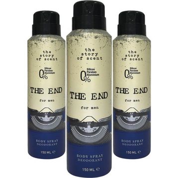 The End 3x150 ml Erkek Deodorant