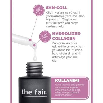 The Fair 30 ml Days Long Fill-in Collagen Yaşlanma Karşıtı Cilt Serumu