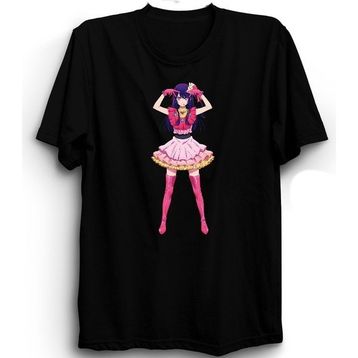 The Fame Ai Hoshino Oshi No Ko Anime Siyah Kadın T-shirt