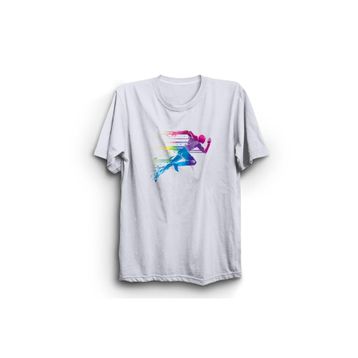 The Fame Atletizm Atlet Spor Athletics Athlete Atletika Koşu Running Beyaz Kadın T-shirt