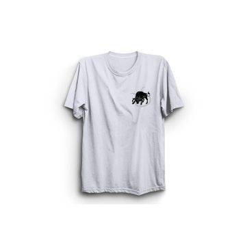 The Fame Boğa Burcu Taurus Astroloji Beyaz Kadın T-shirt