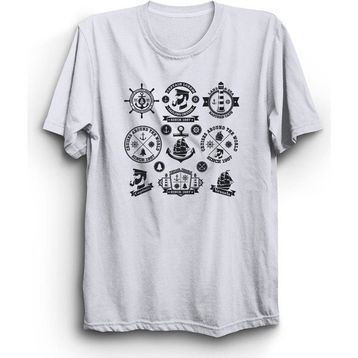 The Fame Çapa Denizci Kaptan Dümen Gemi Gemici Anchor Sailor Beyaz Kadın T-shirt