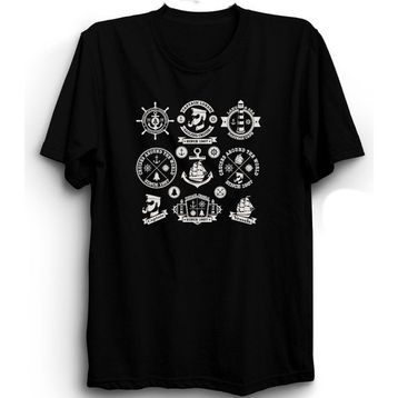 The Fame Çapa Denizci Kaptan Dümen Gemi Gemici Anchor Sailor Siyah Kadın T-shirt