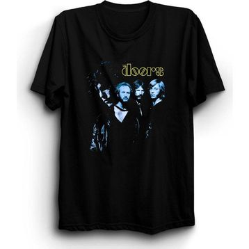 The Fame Doors Poster Rock Metal Grup Siyah Kadın T-shirt