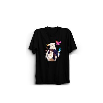 The Fame Kiss Kamisama Hajimemashita Manga Anime Siyah Kadın T-shirt