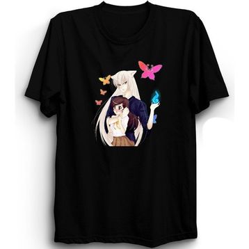 The Fame Kiss Kamisama Hajimemashita Manga Anime Siyah Kadın T-shirt