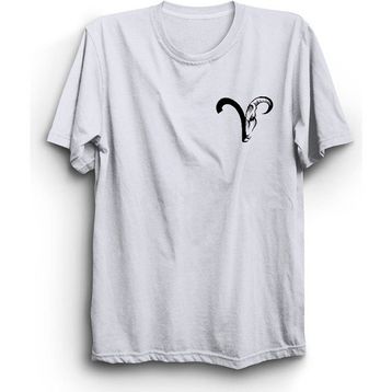 The Fame Koç Burcu Aries Astroloji Beyaz Kadın T-shirt