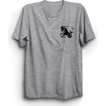 The Fame Oğlak Burcu Capricorn Astroloji Gri Kadın T-shirt