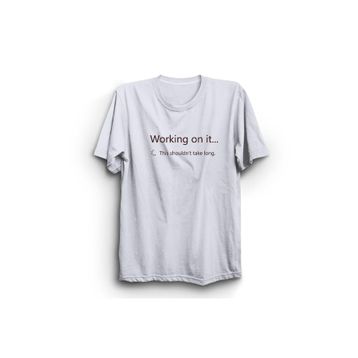 The Fame Sharepoint Working On It Server Yazılım Yazılımcı Computer PC Beyaz Erkek T-shirt