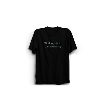 The Fame Sharepoint Working On It Server Yazılım Yazılımcı Computer PC Siyah Erkek T-shirt