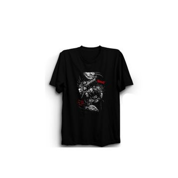 The Fame Slipk Goat V02 Rock Metal Müzik Grubu Siyah Erkek T-shirt