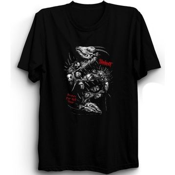 The Fame Slipk Goat V02 Rock Metal Müzik Grubu Siyah Erkek T-shirt