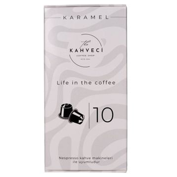 The Kahveci 10'lu Nespresso Uyumlu Karamel Aromalı Kapsül Kahve