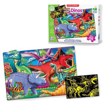 The Learning Journey TLJ115237 100 Parça Vahşi Yaşam Fosforlu Yer Puzzle