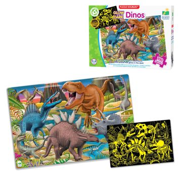 The Learning Journey TLJ115237 100 Parça Vahşi Yaşam Fosforlu Yer Puzzle