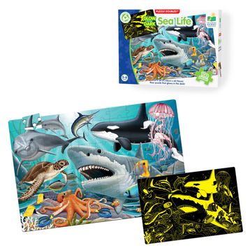The Learning Journey TLJ115237 100 Parça Vahşi Yaşam Fosforlu Yer Puzzle