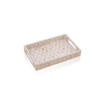 The Mia 27x20x4 cm Sedef Tepsi