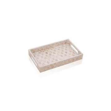 The Mia 27x20x4 cm Sedef Tepsi