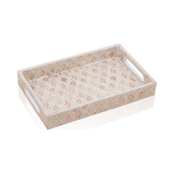 The Mia 27x20x4 cm Sedef Tepsi