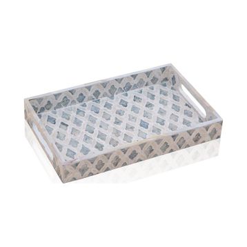 The Mia 27x20x4 cm Sedef Tepsi