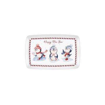 The Mia 34x25 cm Penguin Dikdörtgen Servis Tabak