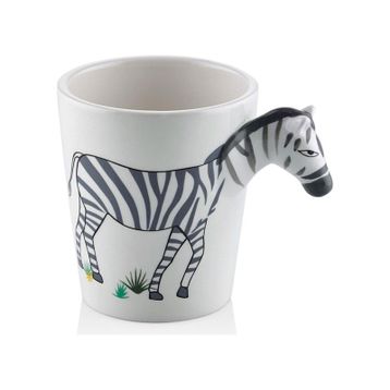 The Mia 420 ml Zebra Kulplu Kupa