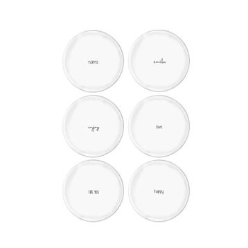 The Mia 6'lı Set 19 cm Summertime Pasta Tabağı