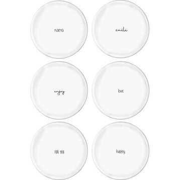 The Mia 6'lı Set 19 cm Summertime Pasta Tabağı