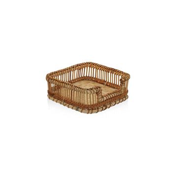 The Mia Bambu Natural 18x4x6 cm Peçetelik
