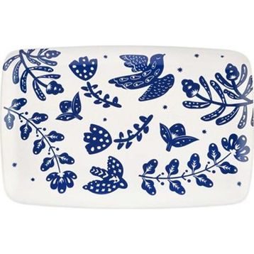 The Mia Bloom 34x25 cm Dikdörtgen Servis