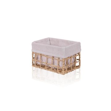 The Mia Braid Hasır Organizer Naturel 22x14x13 cm Sepet