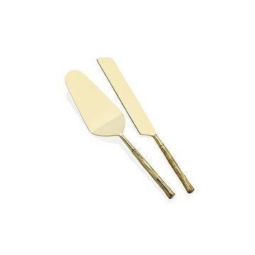 The Mia CKB180 Goldy 2 Parça Pasta Servis Takımı