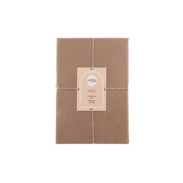 The Mia Cotta Wood Smooke 260x240 cm Çift Kişilik Çarşaf