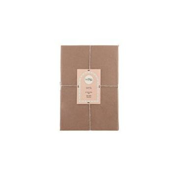 The Mia Cotta Wood Smooke 260x240 cm Çift Kişilik Çarşaf