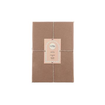 The Mia Cotta Wood Smooke 260x240 cm Çift Kişilik Çarşaf
