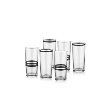 The Mia Dark 6'lı Rakı Kadehi