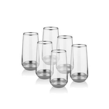 The Mia GLM0010 Gümüş 6 Parça Meşrubat Takım