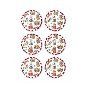 The Mia Globe 6'lı 19 cm Pasta Tabak