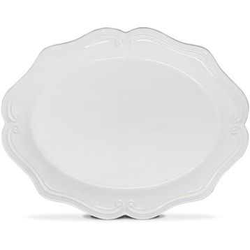 The Mia GRD0008 41x32 cm Beyaz Grande Servis Tabağı