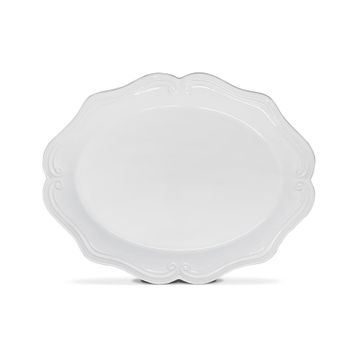 The Mia GRD0008 41x32 cm Beyaz Grande Servis Tabağı