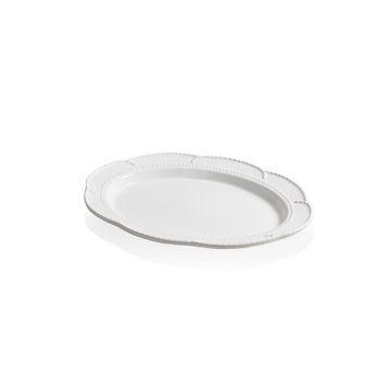 The Mia GRD0012 Grande 41x31 cm Beyaz Servis Tabağı