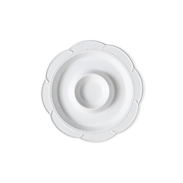 The Mia GRD0013 Grande Bölmeli Beyaz 39 cm Servis Tabağı