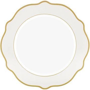 The Mia Jaswely 21 cm 6 Parça Beyaz Pasta Tabağı
