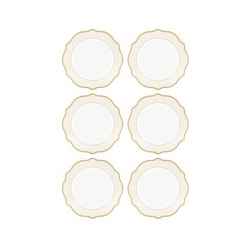 The Mia Jaswely 21 cm 6 Parça Krem Pasta Tabağı