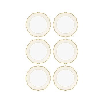 The Mia Jaswely 21 cm 6 Parça Krem Pasta Tabağı