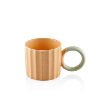 The Mia KPA0190 Sarı 250 ml Runden Porselen Kupa